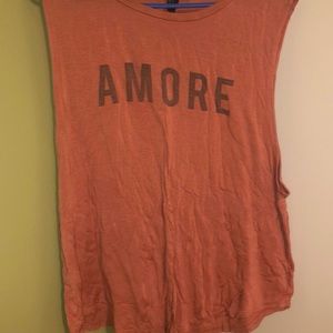 Amore pink tank